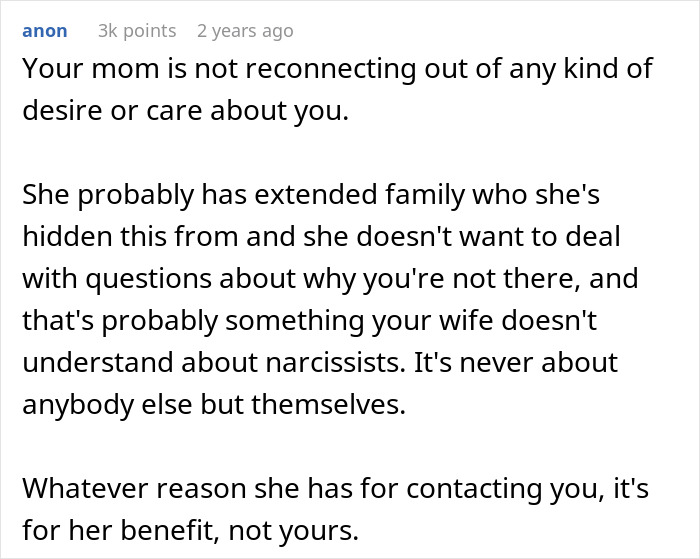 Woman Suddenly Wants To Reconcile With Son She Kicked Out 32 Years Ago, He Figures Out Why Woman Suddenly Wants To Reconcile With Son She Kicked Out 32 Years Ago, He Figures Out Why