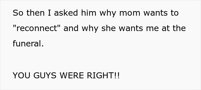 Woman Suddenly Wants To Reconcile With Son She Kicked Out 32 Years Ago, He Figures Out Why Woman Suddenly Wants To Reconcile With Son She Kicked Out 32 Years Ago, He Figures Out Why