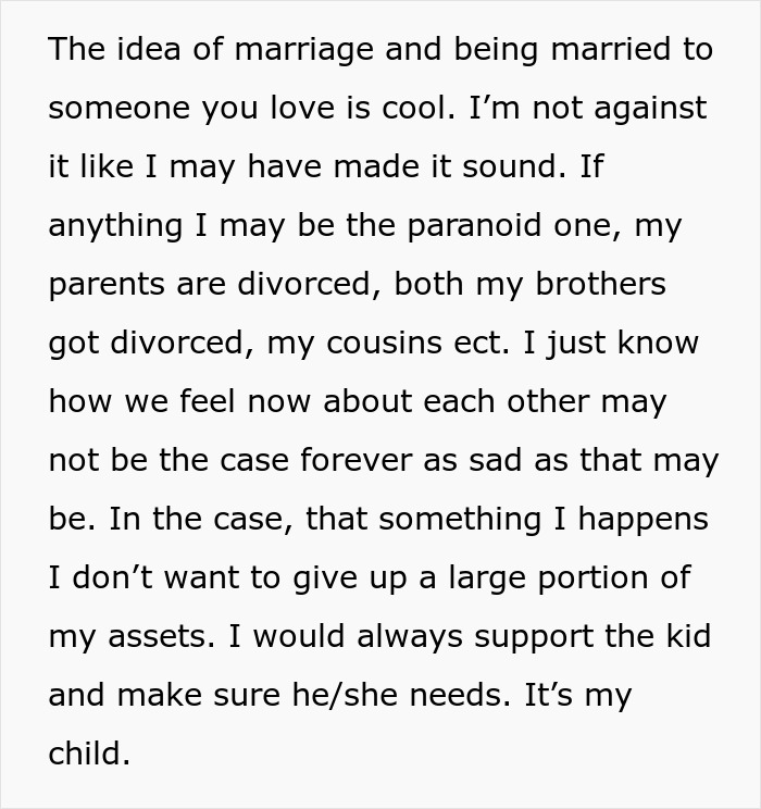 “I Make About 4x Her Salary”: Pregnant Bride Thinks Prenup Is Unfair, Guy Halts The Wedding “I Make About 4x Her Salary”: Pregnant Bride Thinks Prenup Is Unfair, Guy Halts The Wedding