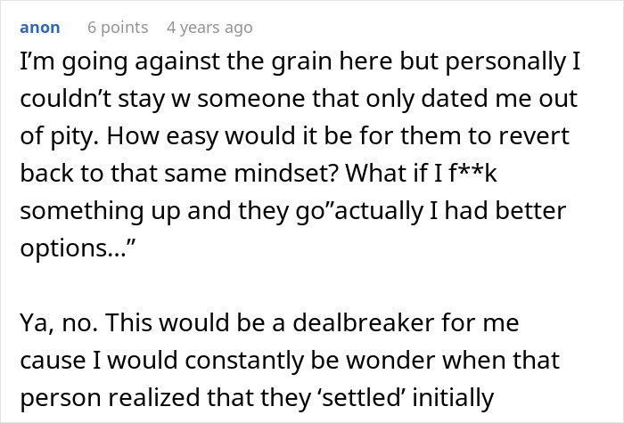 Guy Finds Out His Dream Girl Went On A Date With Him Out Of Pity: “Let Him Down Easy”