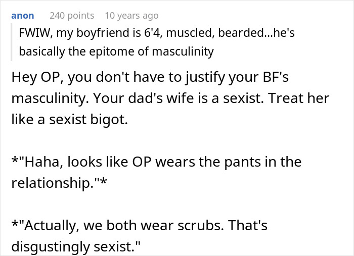 Step-Mom Keeps Making Fun Of Guy For Being A Nurse, Opens Up Why: “Childish And Offensive” Step-Mom Keeps Making Fun Of Guy For Being A Nurse, Opens Up Why: “Childish And Offensive”