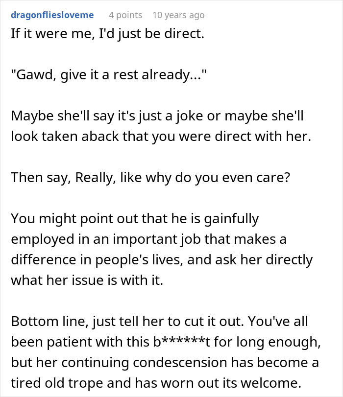 Step-Mom Keeps Making Fun Of Guy For Being A Nurse, Opens Up Why: “Childish And Offensive” Step-Mom Keeps Making Fun Of Guy For Being A Nurse, Opens Up Why: “Childish And Offensive”