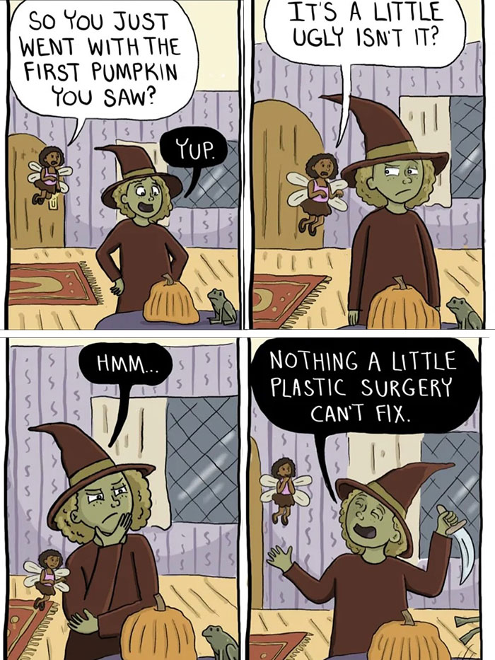 A Witch&rsquo;s Spells Never Go Right In These 43 Hilarious Comics By Caroline Carrington