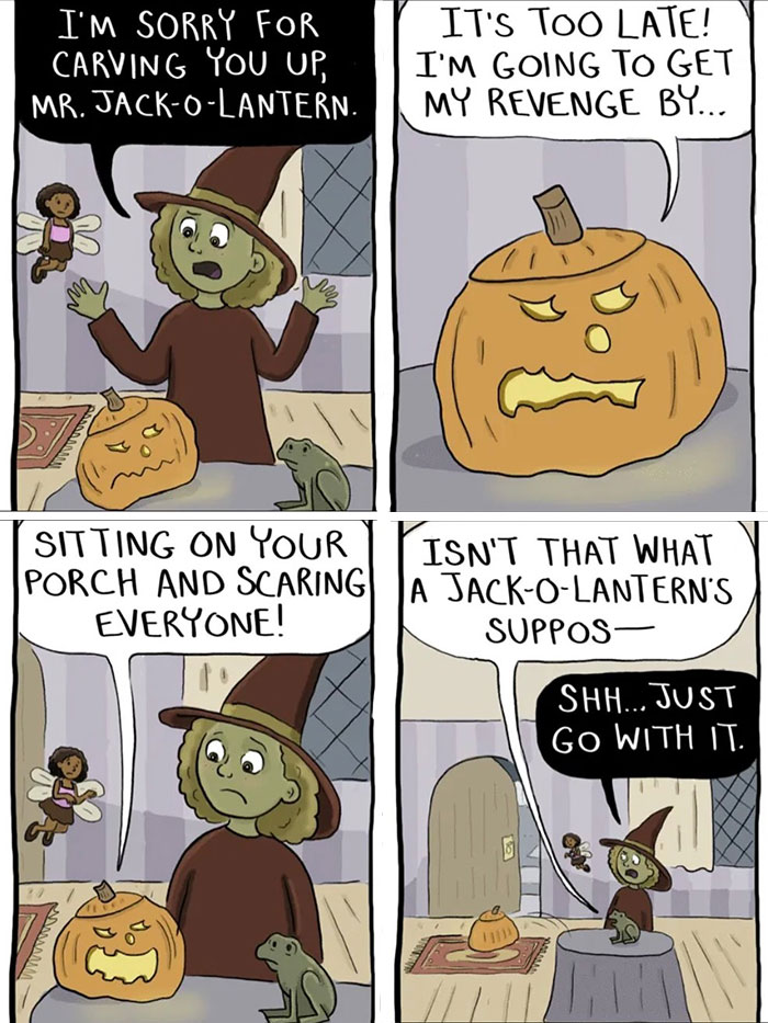 A Witch&rsquo;s Spells Never Go Right In These 43 Hilarious Comics By Caroline Carrington