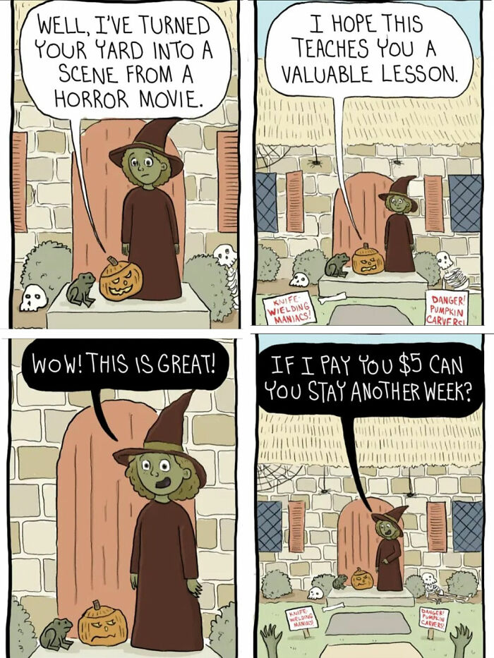 A Witch&rsquo;s Spells Never Go Right In These 43 Hilarious Comics By Caroline Carrington