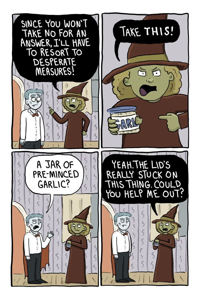 A Witch&rsquo;s Spells Never Go Right In These 43 Hilarious Comics By Caroline Carrington