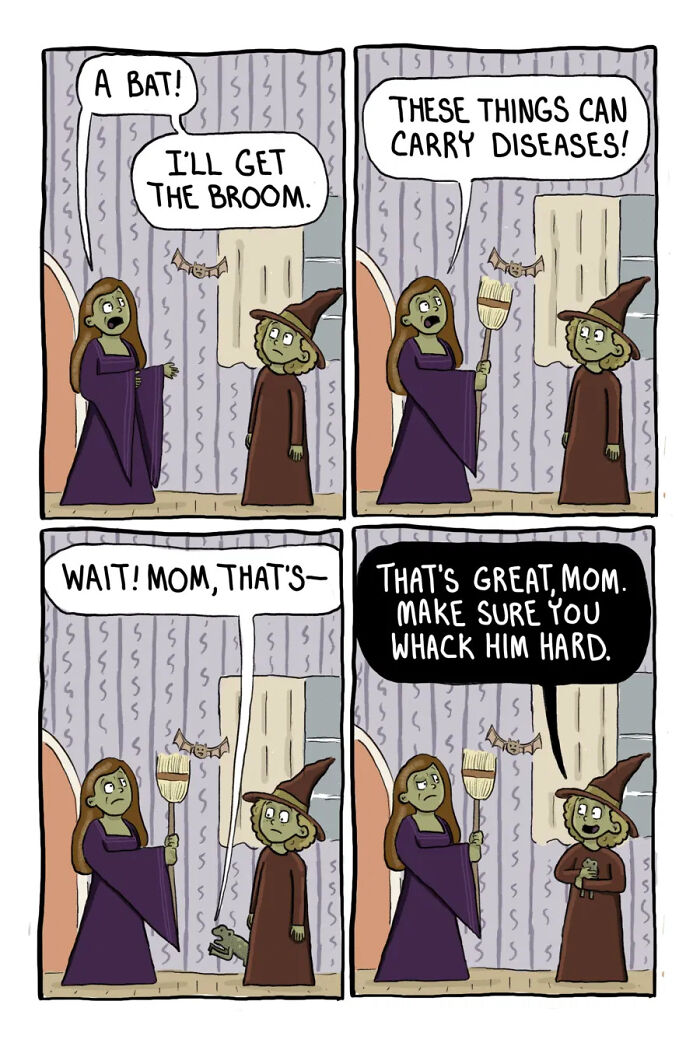 A Witch&rsquo;s Spells Never Go Right In These 43 Hilarious Comics By Caroline Carrington