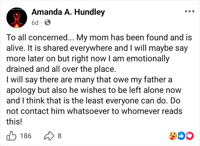 Mom Of Three Who Abandoned Family And Vanished 24 Years Ago Stuns With Claim About Her Daughter