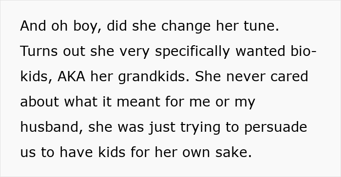Mom Pressures Childfree Daughter To “Give Birth,” Backtracks Fast When Adoption Enters The Chat Mom Pressures Childfree Daughter To “Give Birth,” Backtracks Fast When Adoption Enters The Chat