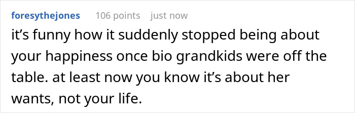Mom Pressures Childfree Daughter To “Give Birth,” Backtracks Fast When Adoption Enters The Chat Mom Pressures Childfree Daughter To “Give Birth,” Backtracks Fast When Adoption Enters The Chat
