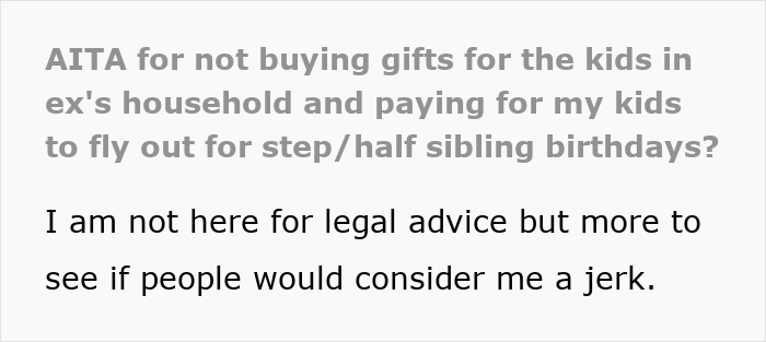 Guy Expects Ex To Spend Loads Of Money Flying Kids Out To Meet His New Fam, Mad When She Says No Guy Expects Ex To Spend Loads Of Money Flying Kids Out To Meet His New Fam, Mad When She Says No