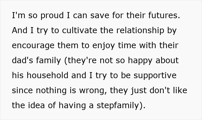 Guy Expects Ex To Spend Loads Of Money Flying Kids Out To Meet His New Fam, Mad When She Says No Guy Expects Ex To Spend Loads Of Money Flying Kids Out To Meet His New Fam, Mad When She Says No