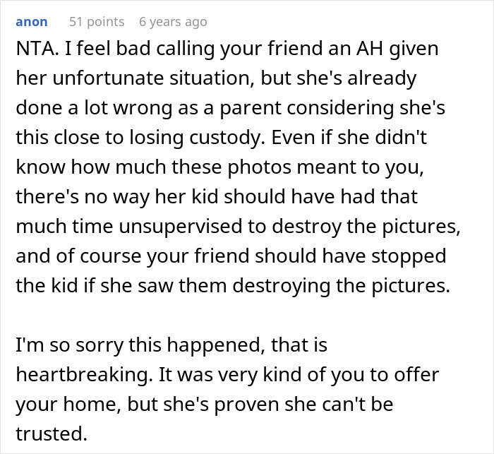 Widow Opens Her Home During Friend’s Custody Battle, Closes It After Her Son Destroys Family Photos Widow Opens Her Home During Friend’s Custody Battle, Closes It After Her Son Destroys Family Photos