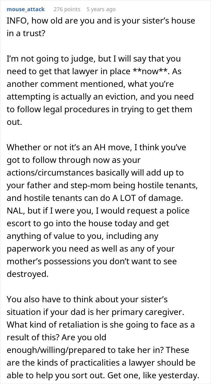 Evil Stepmom Ends Up Homeless After Trying To Evict Stepdaughter From Her Home As Sis Isn&rsquo;t Having It