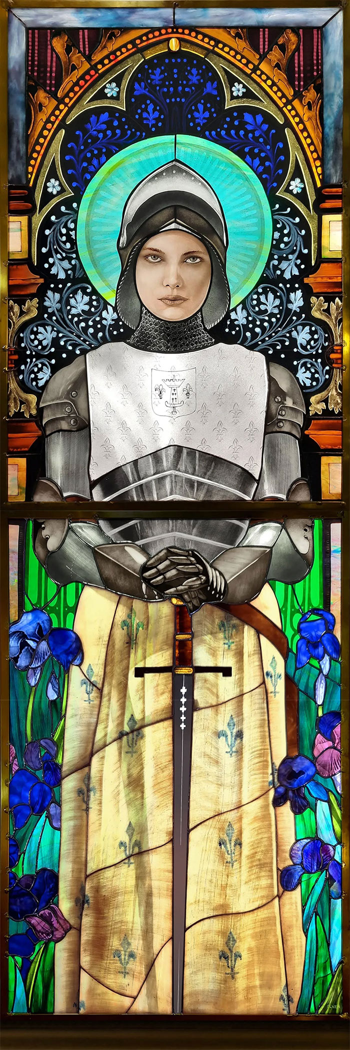 Artist Creates Stained Glass That Changes With The Light (30 Pics)