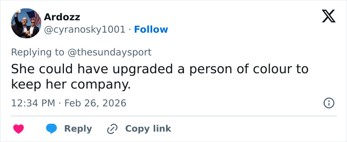 Ex-Vogue Editor Claims She Left First Class Cabin Full Of “White Middle Aged Men” Over Micro-Aggression Ex-Vogue Editor Claims She Left First Class Cabin Full Of “White Middle Aged Men” Over Micro-Aggression