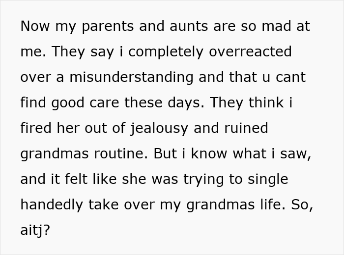 “Red Flag City”: Grandma’s Nurse Gets Fired After Woman Spots Grandpa’s Ring On Her Hand