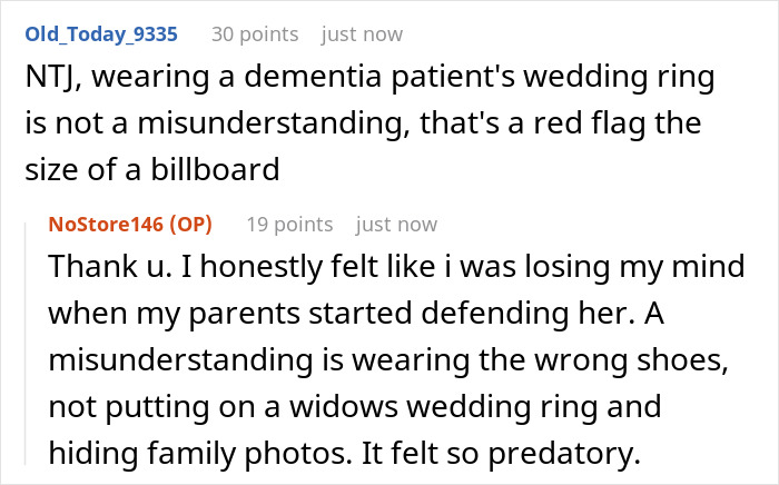 “Red Flag City”: Grandma’s Nurse Gets Fired After Woman Spots Grandpa’s Ring On Her Hand