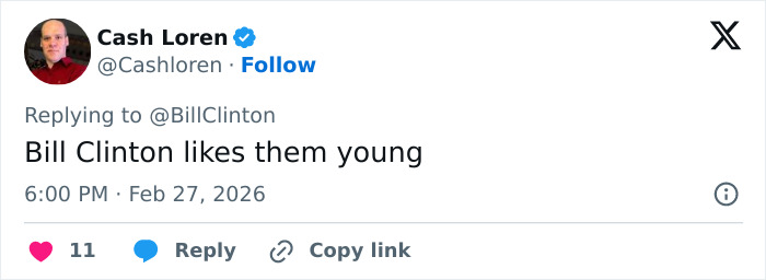 Bill Clinton Releases Fiery Statement Following Hillary&rsquo;s Testimony On Epstein Ties