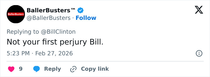 Bill Clinton Releases Fiery Statement Following Hillary&rsquo;s Testimony On Epstein Ties