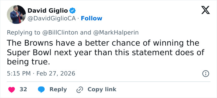 Bill Clinton Releases Fiery Statement Following Hillary&rsquo;s Testimony On Epstein Ties