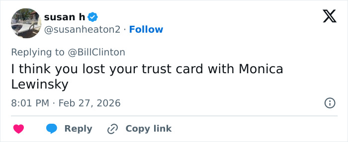 Bill Clinton Releases Fiery Statement Following Hillary&rsquo;s Testimony On Epstein Ties