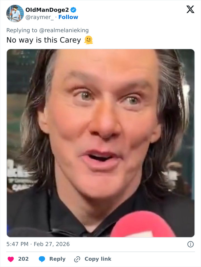 “Who The Hell Is That Guy?”: Fans Convinced Something Is Seriously Off In Viral Jim Carrey Footage “Who The Hell Is That Guy?”: Fans Convinced Something Is Seriously Off In Viral Jim Carrey Footage