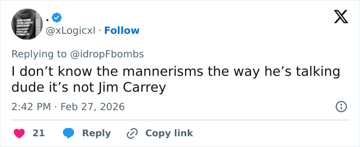 “Who The Hell Is That Guy?”: Fans Convinced Something Is Seriously Off In Viral Jim Carrey Footage “Who The Hell Is That Guy?”: Fans Convinced Something Is Seriously Off In Viral Jim Carrey Footage