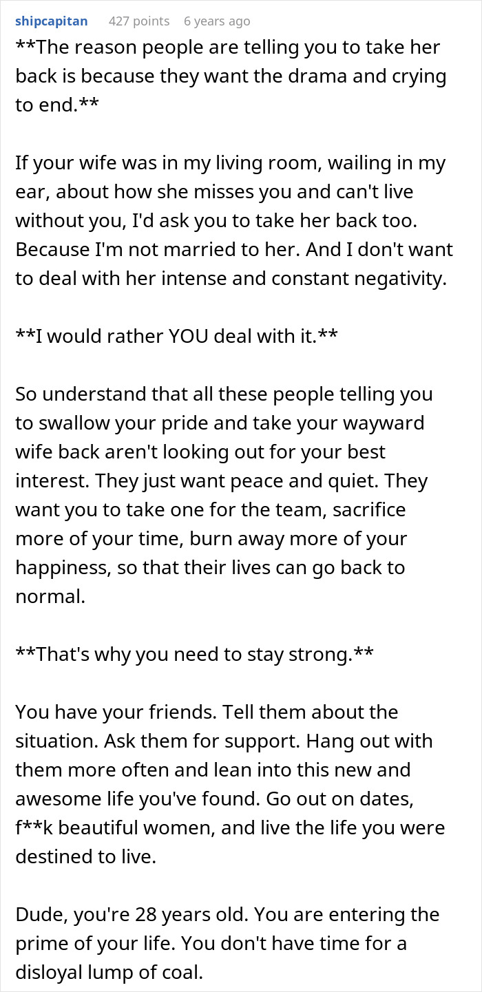 Man Gives Wife A Second Chance After She Leaves And Begs Him To Take Her Back, Internet Has Thoughts