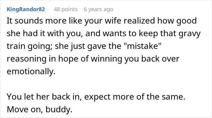 Man Gives Wife A Second Chance After She Leaves And Begs Him To Take Her Back, Internet Has Thoughts