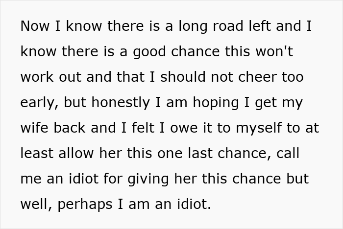 Man Gives Wife A Second Chance After She Leaves And Begs Him To Take Her Back, Internet Has Thoughts