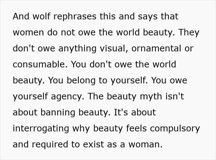 Woman Explains Why Beauty Standards Don’t Work And Are Used Against Women