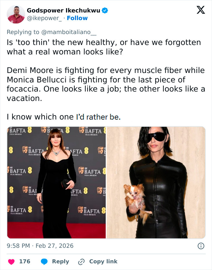 Viral Footage Of Demi Moore’s Unrecognizable Transformation Sparks Comparisons To Monica Bellucci