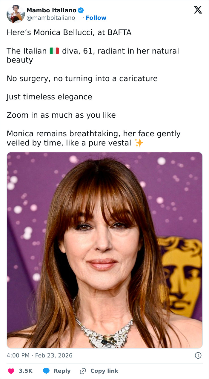 Viral Footage Of Demi Moore’s Unrecognizable Transformation Sparks Comparisons To Monica Bellucci