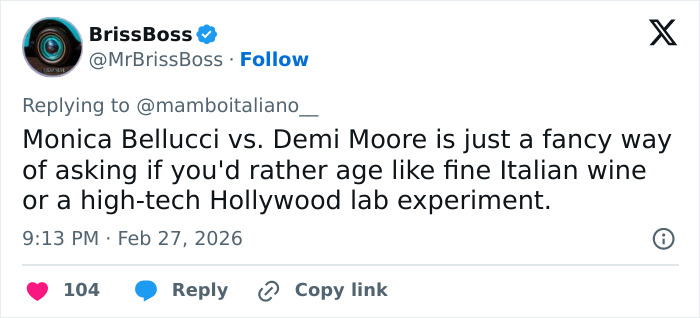 Viral Footage Of Demi Moore’s Unrecognizable Transformation Sparks Comparisons To Monica Bellucci