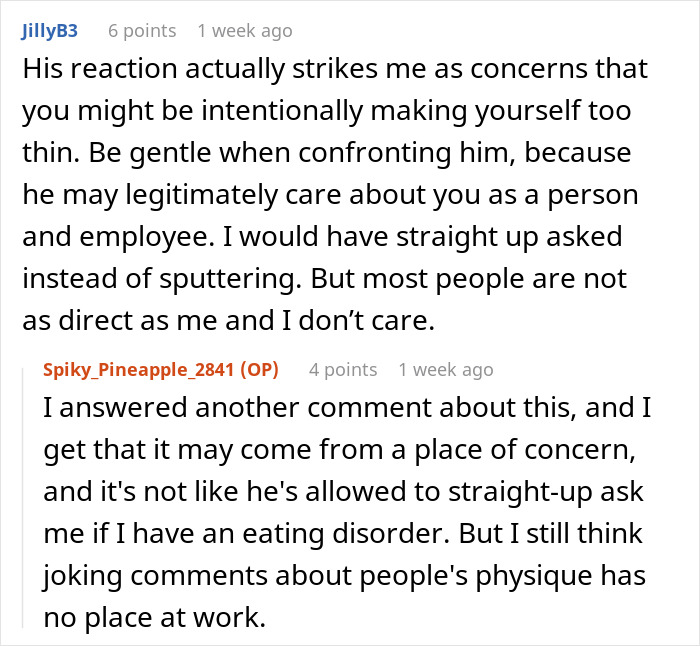 Man Wants To Shut Up His Boss, Messes With Him The Next Time He Comments On His Low Weight