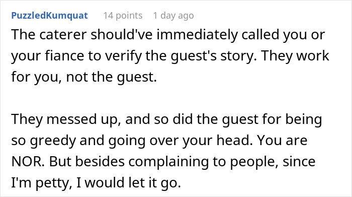 Woman Doesn’t Want A Vegetarian Meal At Friend’s Wedding, Secretly Contacts The Caterers Woman Doesn’t Want A Vegetarian Meal At Friend’s Wedding, Secretly Contacts The Caterers