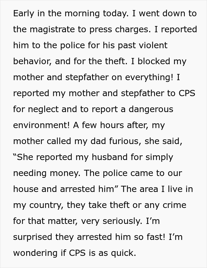 Teen Finally Escapes Horrible Family After One More Misstep From Step-Father