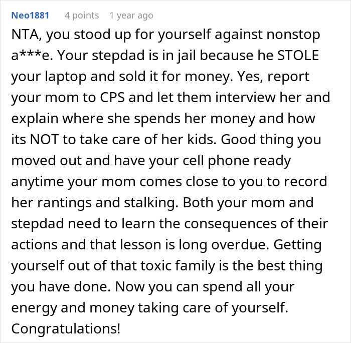 Teen Finally Escapes Horrible Family After One More Misstep From Step-Father