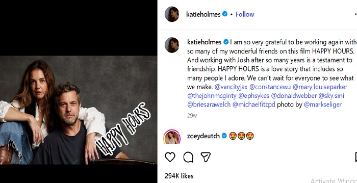 Katie Holmes Happy Hours - Dawson's Creek cast Katie Holmes Happy Hours - Dawson's Creek cast