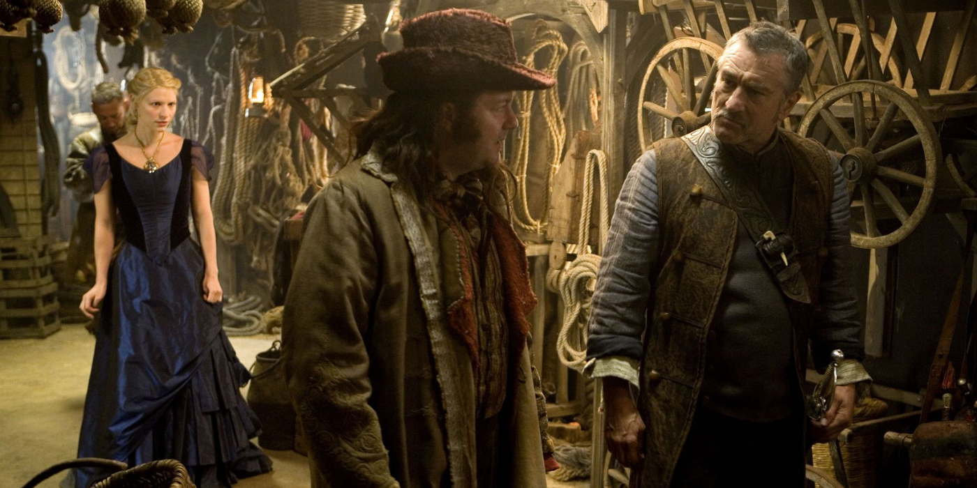 Ricky Gervais and Robert De Niro in Stardust (2007)