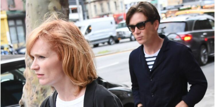 Cillian Murphy with her husband Yvonne McGuinness Cillian Murphy with her husband Yvonne McGuinness