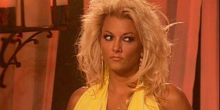 A scene of Heather Chadwell from Rock of love