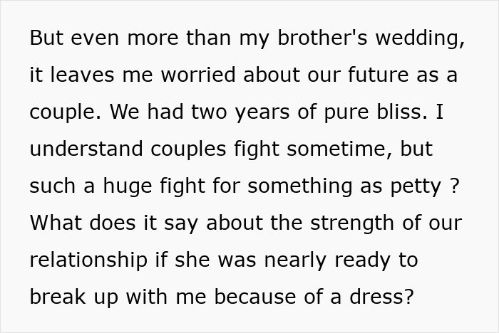 Guy Can’t Handle That His Girlfriend Refuses To Wear Dresses, Even For A Wedding