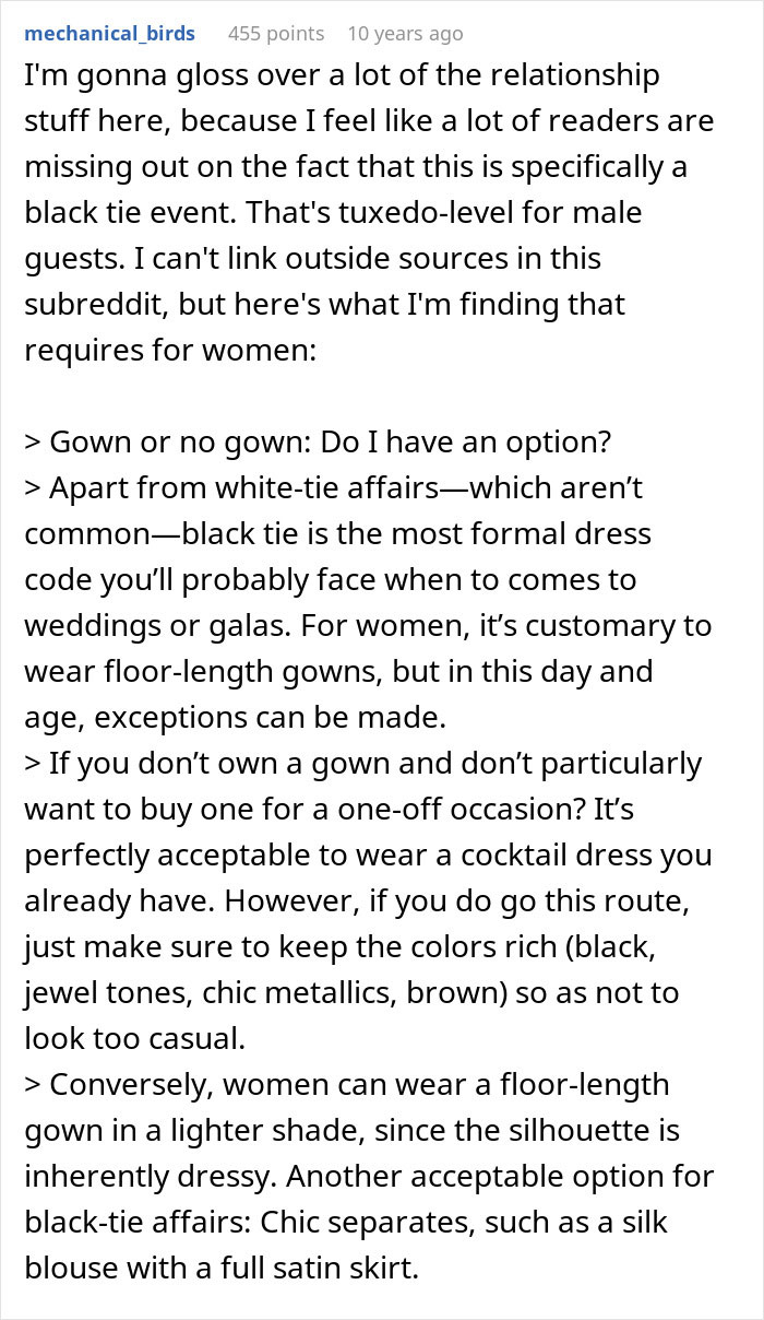 Guy Can’t Handle That His Girlfriend Refuses To Wear Dresses, Even For A Wedding