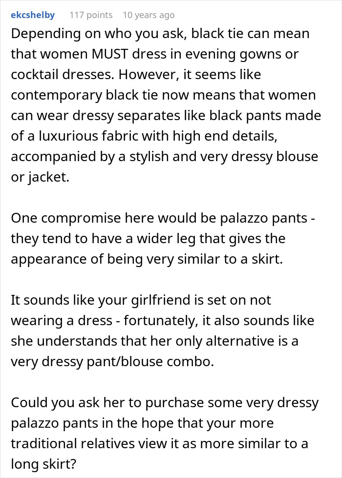 Guy Can’t Handle That His Girlfriend Refuses To Wear Dresses, Even For A Wedding