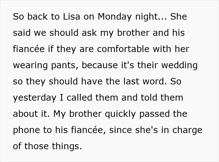 Guy Can’t Handle That His Girlfriend Refuses To Wear Dresses, Even For A Wedding