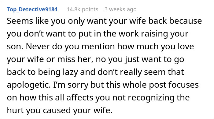 “I Messed Up”: Man Convinced Wife’s Life Would Be Harder Without Him, But It’s The Other Way Around “I Messed Up”: Man Convinced Wife’s Life Would Be Harder Without Him, But It’s The Other Way Around