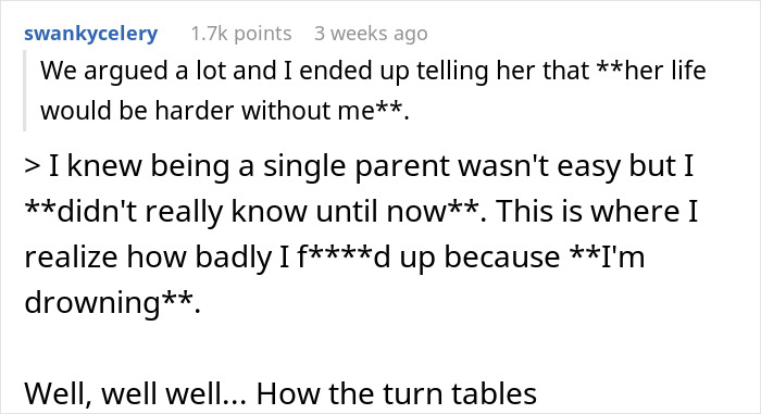 “I Messed Up”: Man Convinced Wife’s Life Would Be Harder Without Him, But It’s The Other Way Around “I Messed Up”: Man Convinced Wife’s Life Would Be Harder Without Him, But It’s The Other Way Around