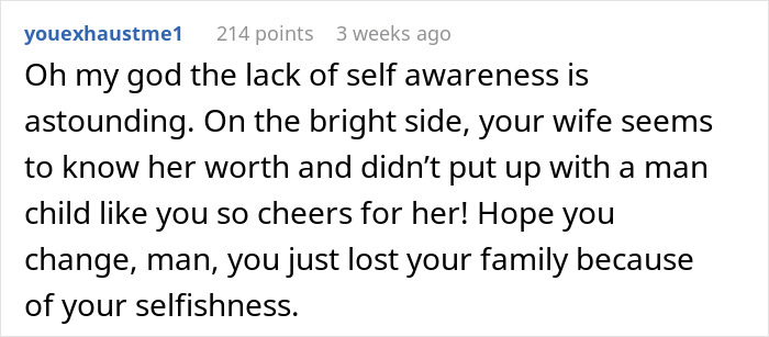 “I Messed Up”: Man Convinced Wife’s Life Would Be Harder Without Him, But It’s The Other Way Around “I Messed Up”: Man Convinced Wife’s Life Would Be Harder Without Him, But It’s The Other Way Around